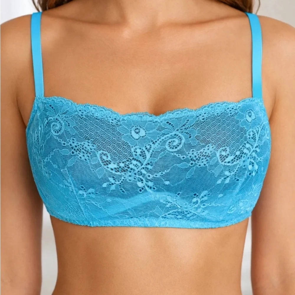 Cosabella Trenta Underwire Bra 32C Blue Lace